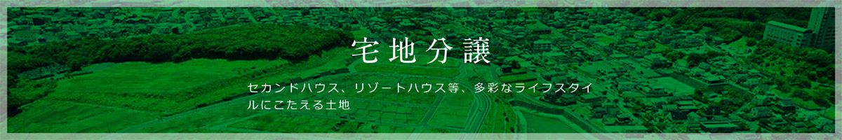 宅地分譲